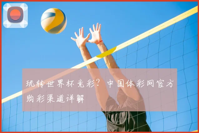 玩转世界杯竞彩?中国体彩网官方购彩渠道详解